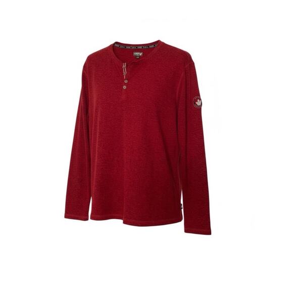 BUNDLE Canada Weather Gear Men Long Sleeve Two Tone Supreme Soft Henley Size L - Picture 2 of 8